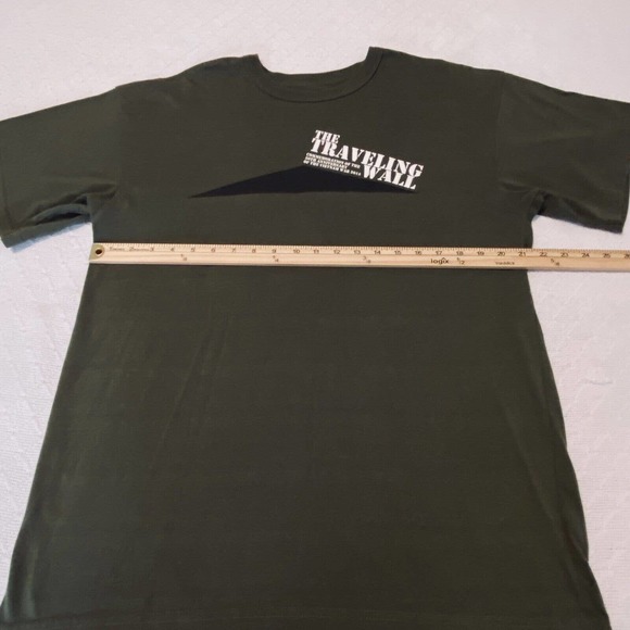 Rothco "The Traveling Wall" POW/MIA T-Shirt Mens Size XL Dark Green - Picture 9 of 15
